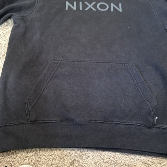 Nixon Black Logo Hoodie Medium - Picture 2 of 5